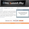 Скриншот главной страницы blogsummit.ru