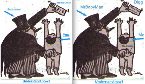 Карикатура на MrBabyMan