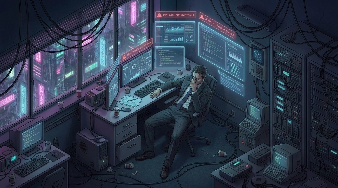 Сильные под ударом: как искусственный интеллект перегружает экспертов и рушит управленческие процессы
