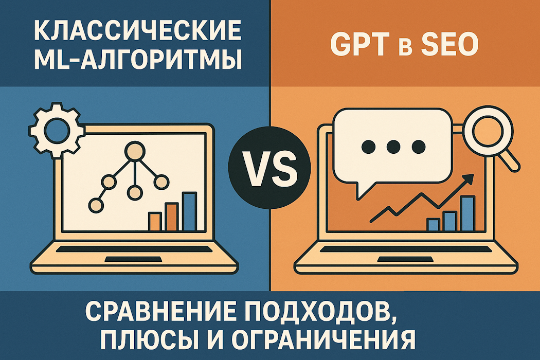Классические ML-алгоритмы vs. GPT в SEO: сравнение подходов, плюсы и ограничения