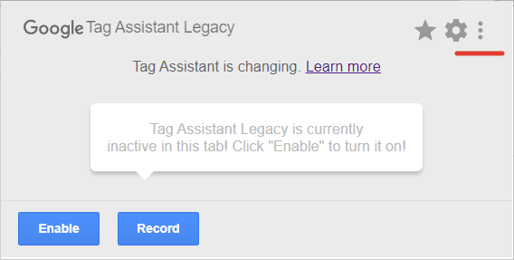 Google Tag Assistant 