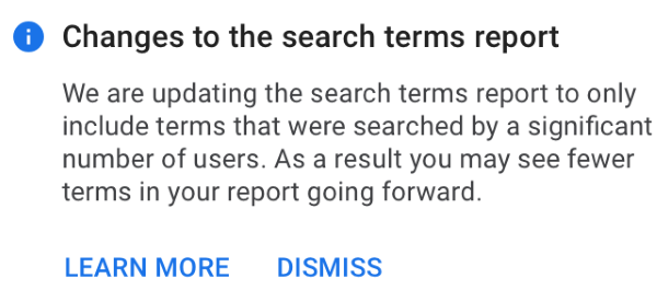 Google Ads обновляет отчет «Поисковые запросы»