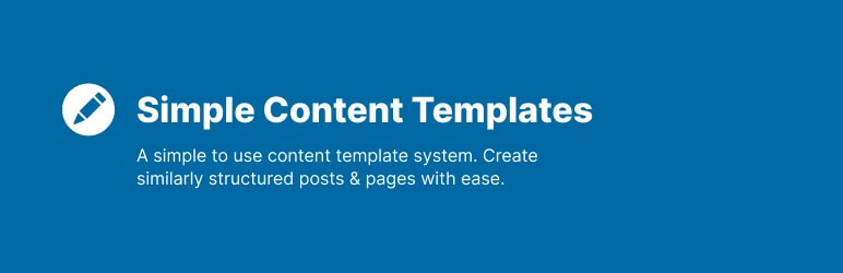 Simple Content Templates