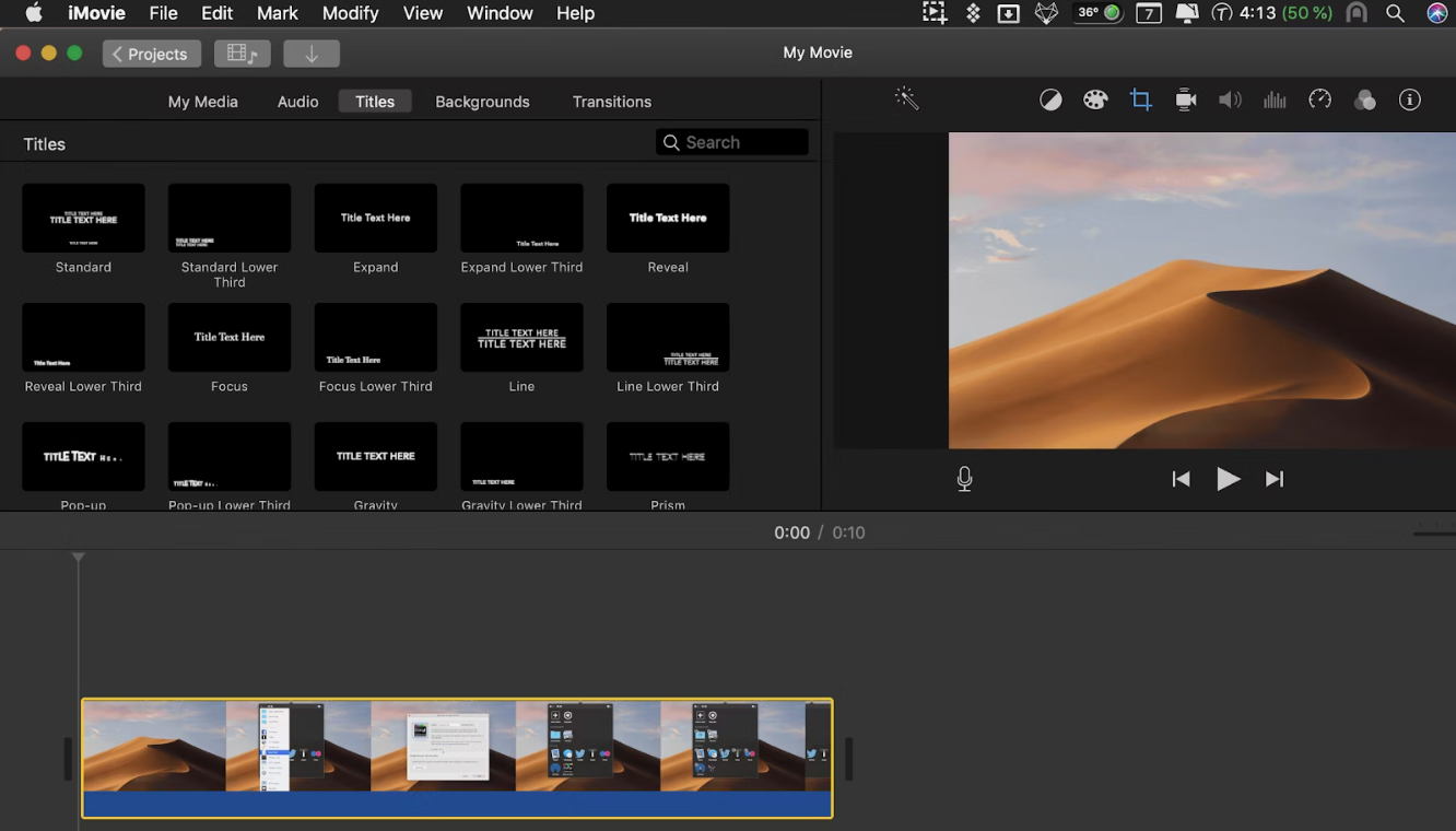 iMovie