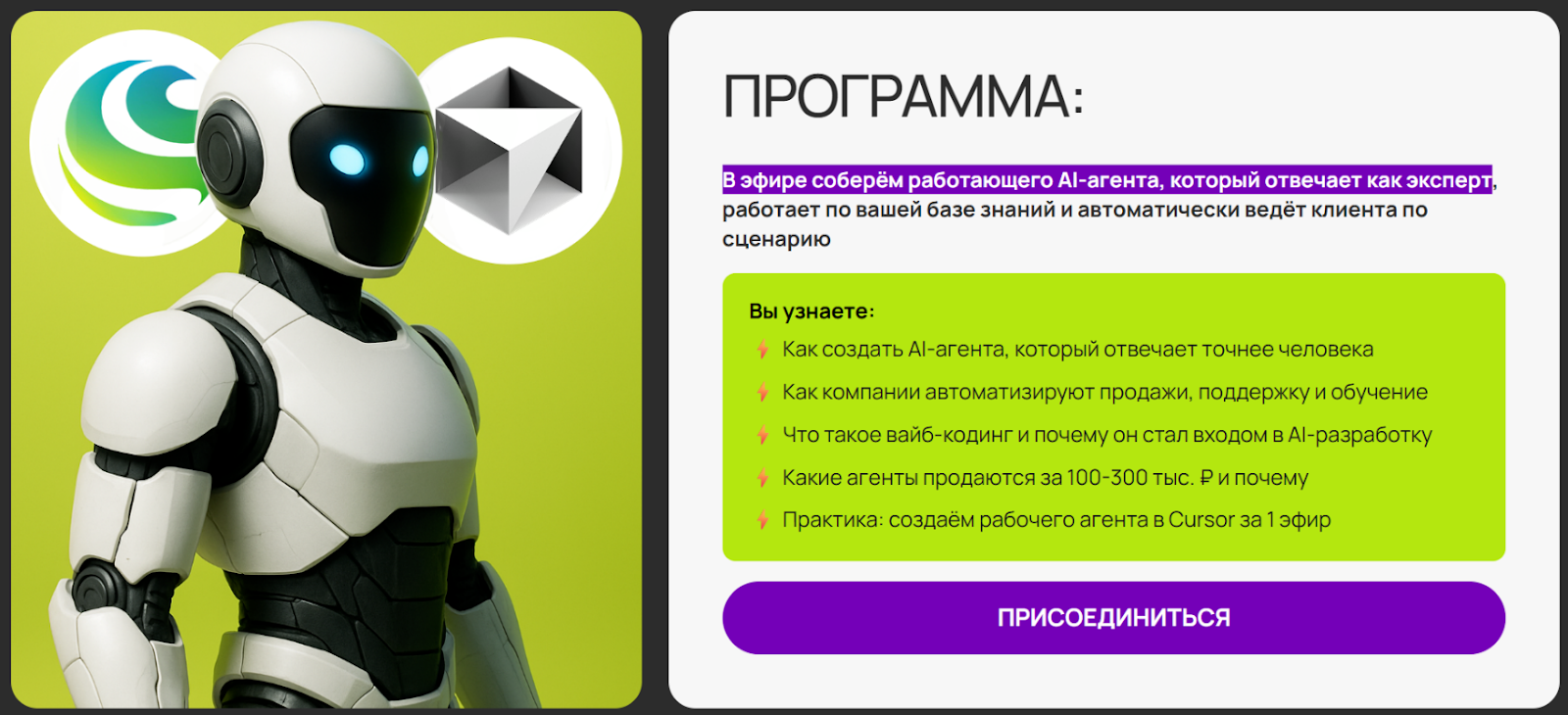 Разные примеры программы мероприятий