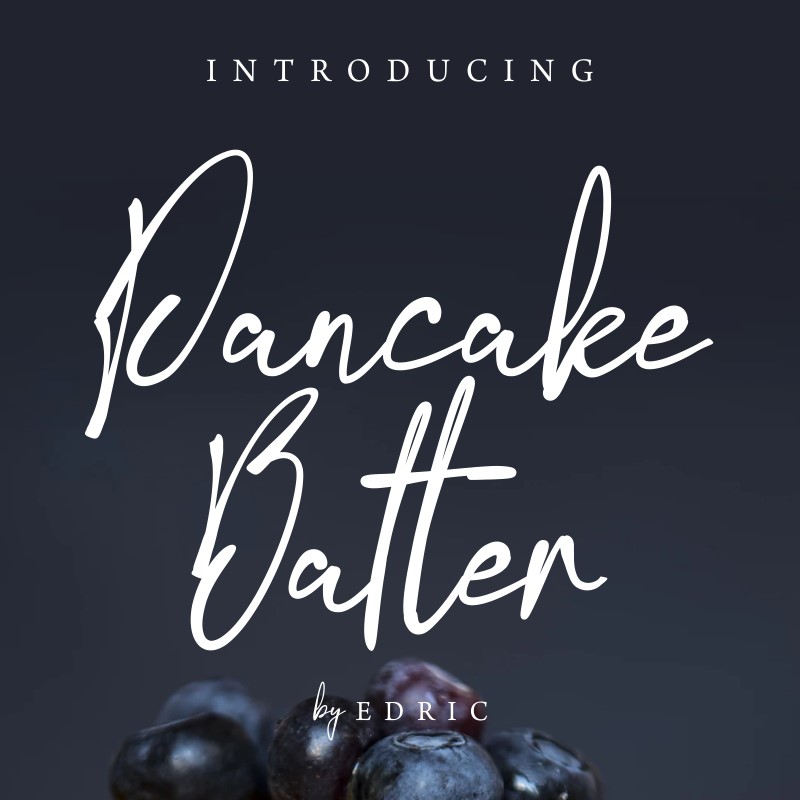 Шрифт PancakeBatter