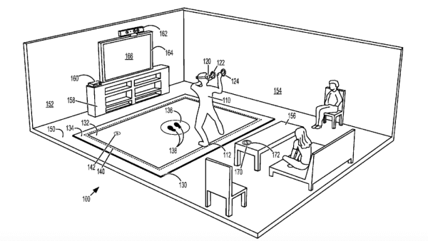 Microsoft подала заявку на патент напольного ковра для очков виртуальной реальности VR