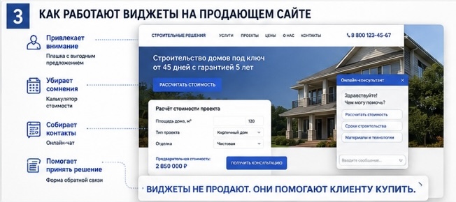 Виджеты на сайте Виджеты на сайте
