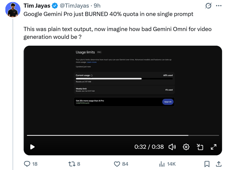 Google изменил лимиты Gemini Google изменил лимиты Gemini