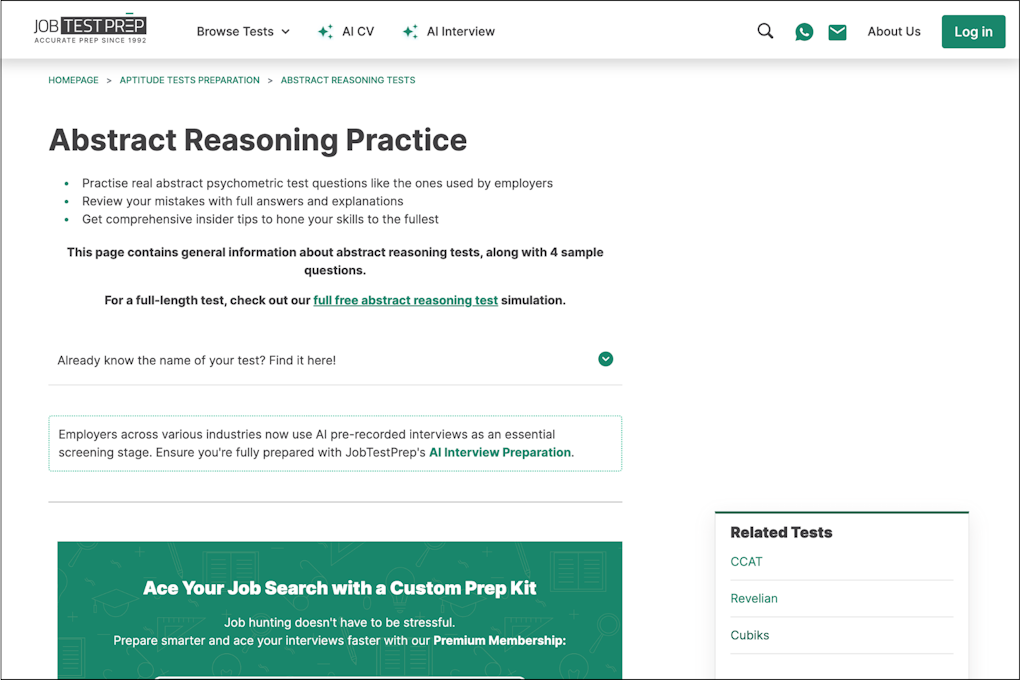 JobTestPrep JobTestPrep