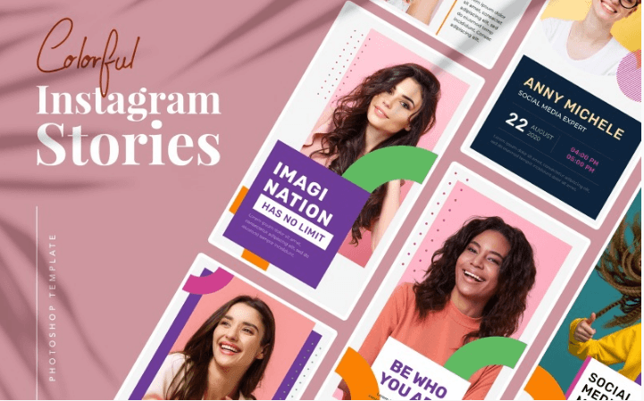 Colorful Instagram Story Template