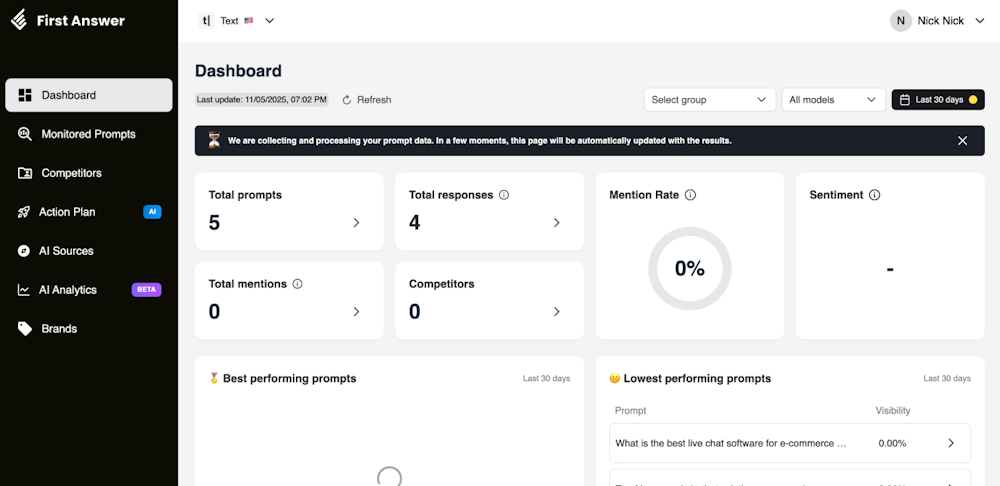 First Answer AI First Answer AI