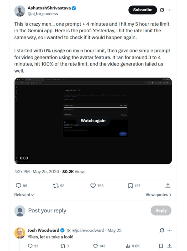 Google изменил лимиты Gemini Google изменил лимиты Gemini