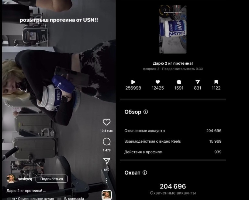 Конкурс с инфлюенсером Конкурс с инфлюенсером