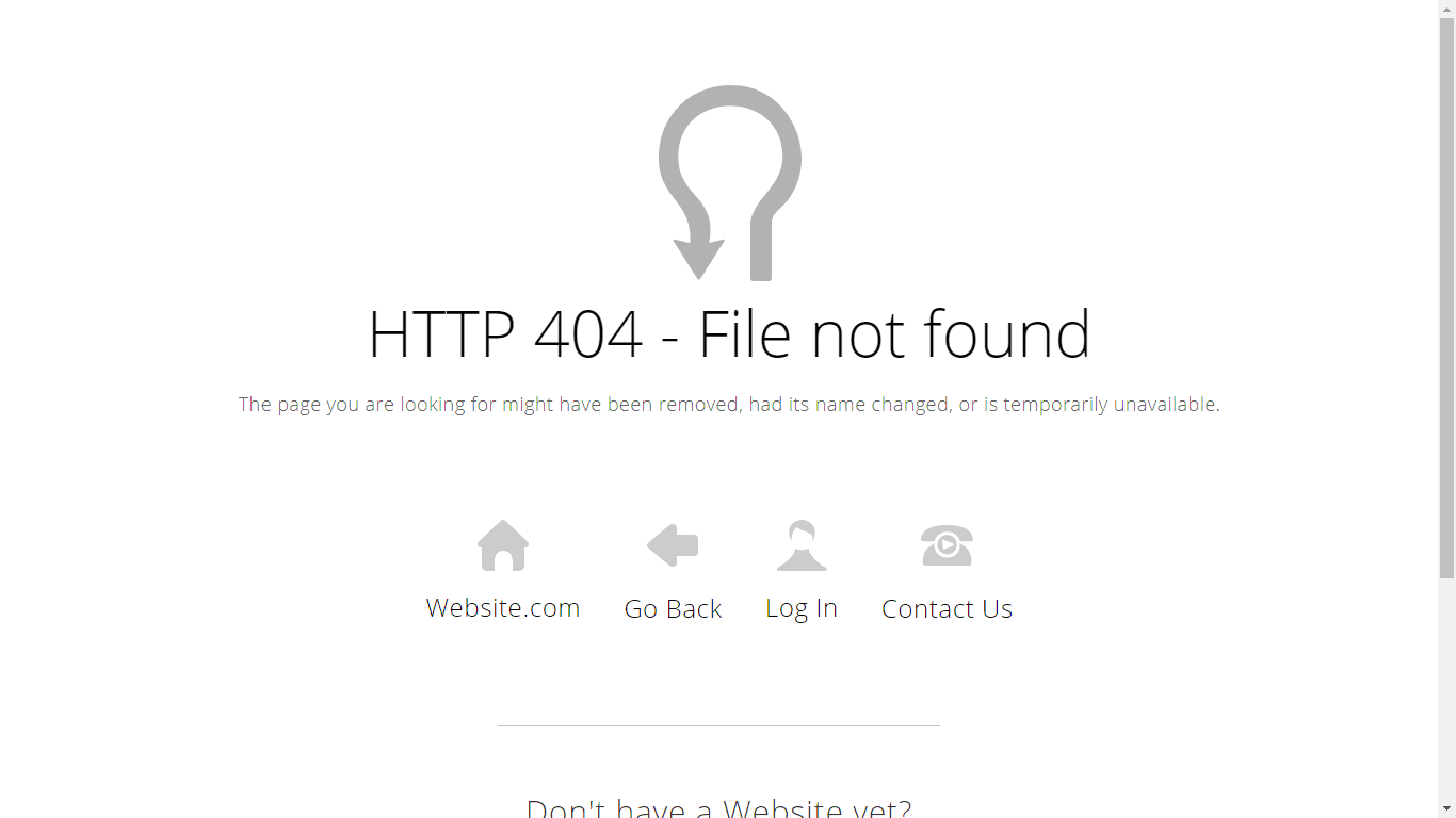 Как обойти ошибку 404