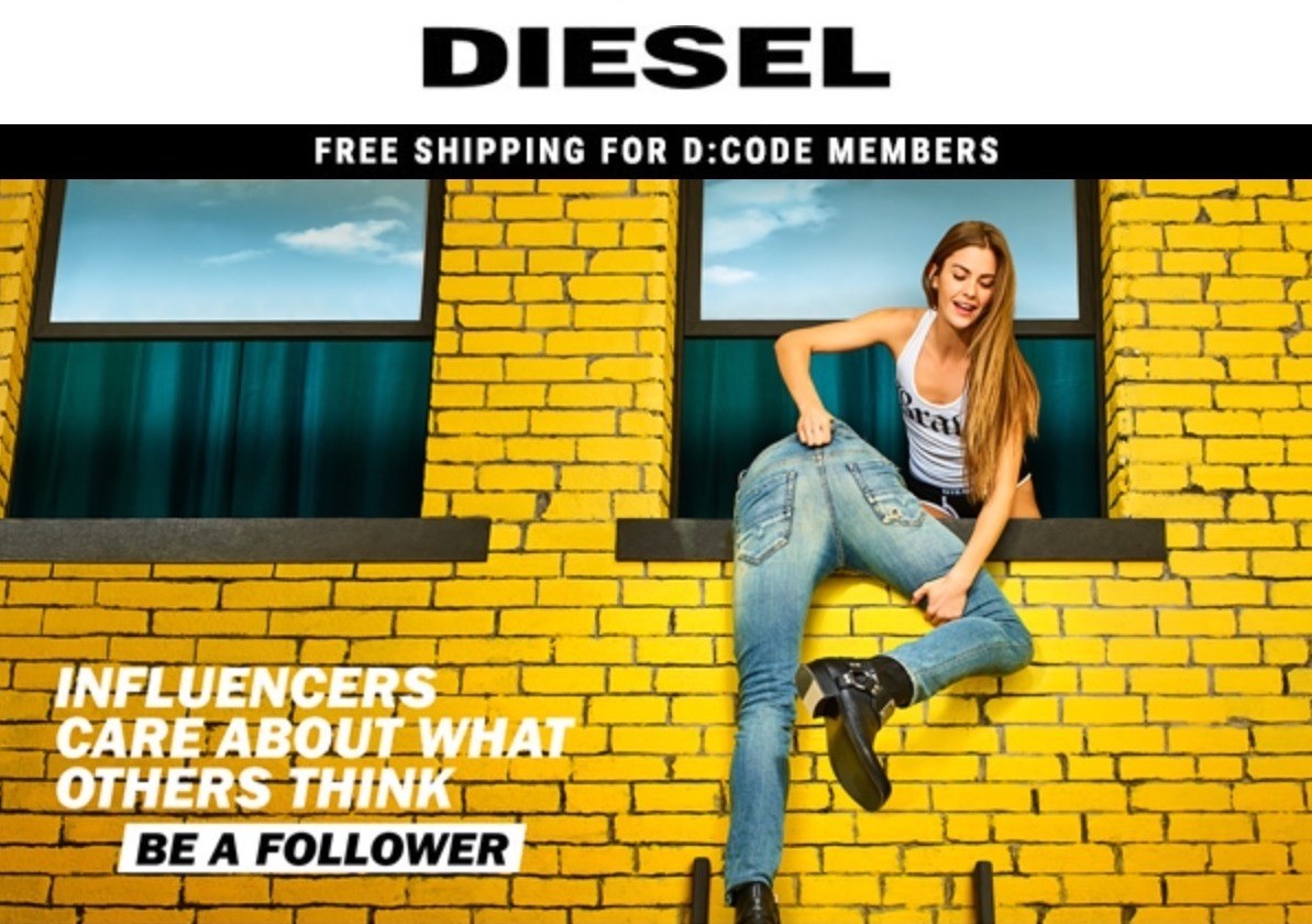 Пример рассылки Diesel