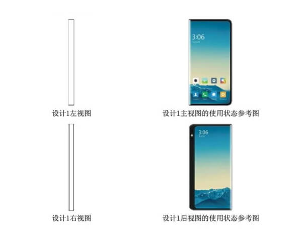Xiaomi запатентовала в Китае смартфон с тройным экраном