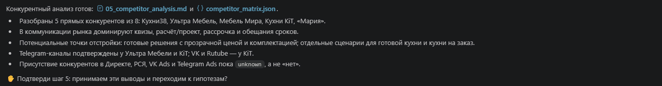 Анализ рынка