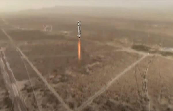 Компания Blue Origin, основанная главой Amazon Джеффом Безосом, запустила ракету New Shepard