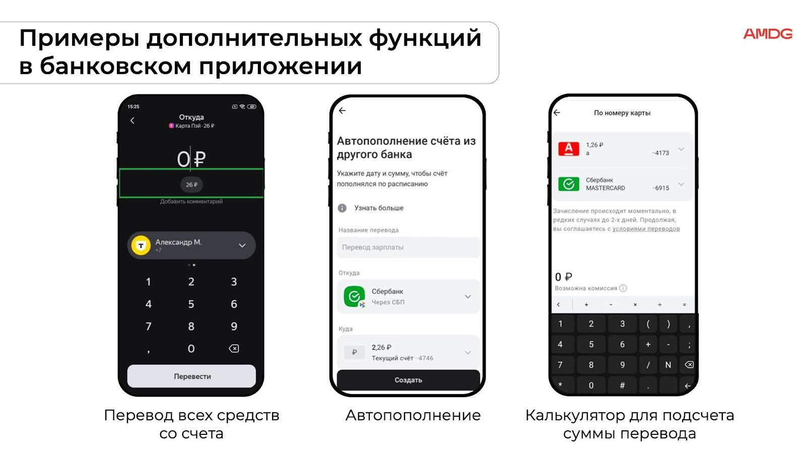 Примеры функций в приложении Примеры функций в приложении