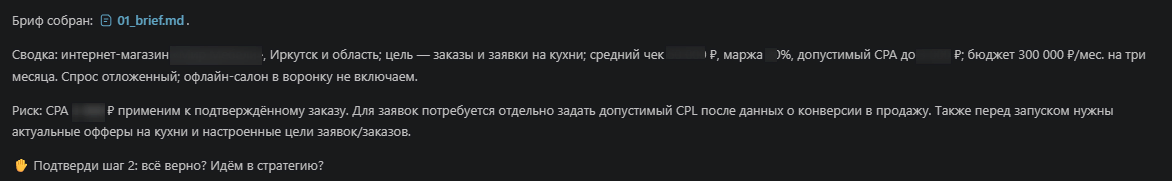 Итоговый бриф