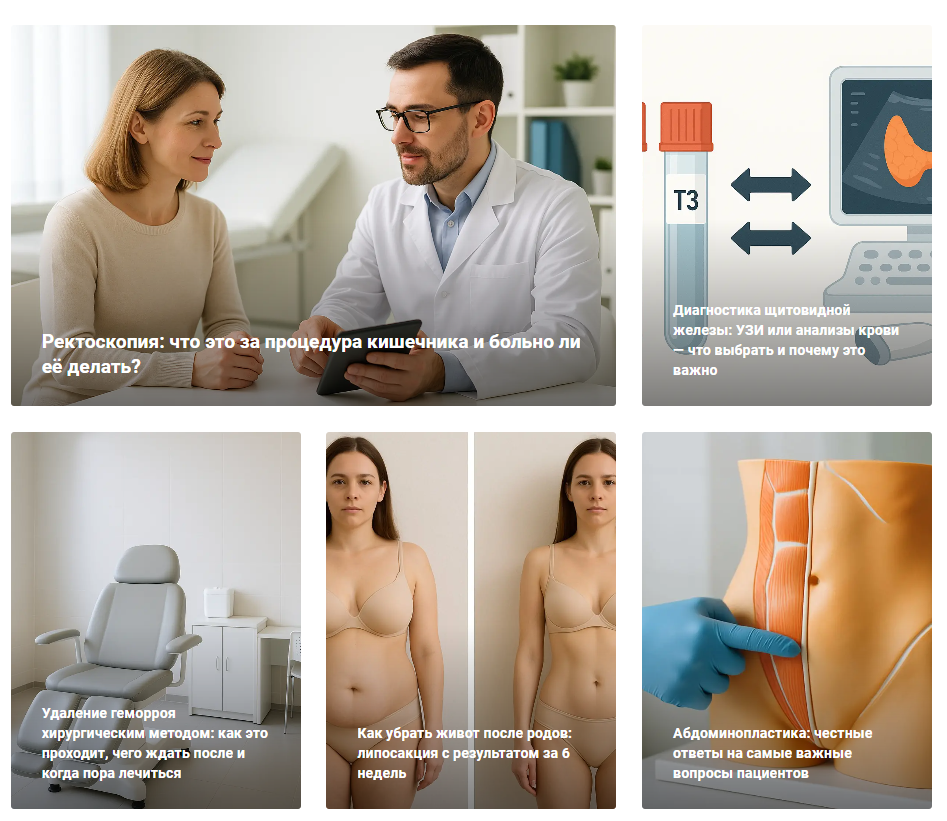 Пример медицинского сайта Пример медицинского сайта