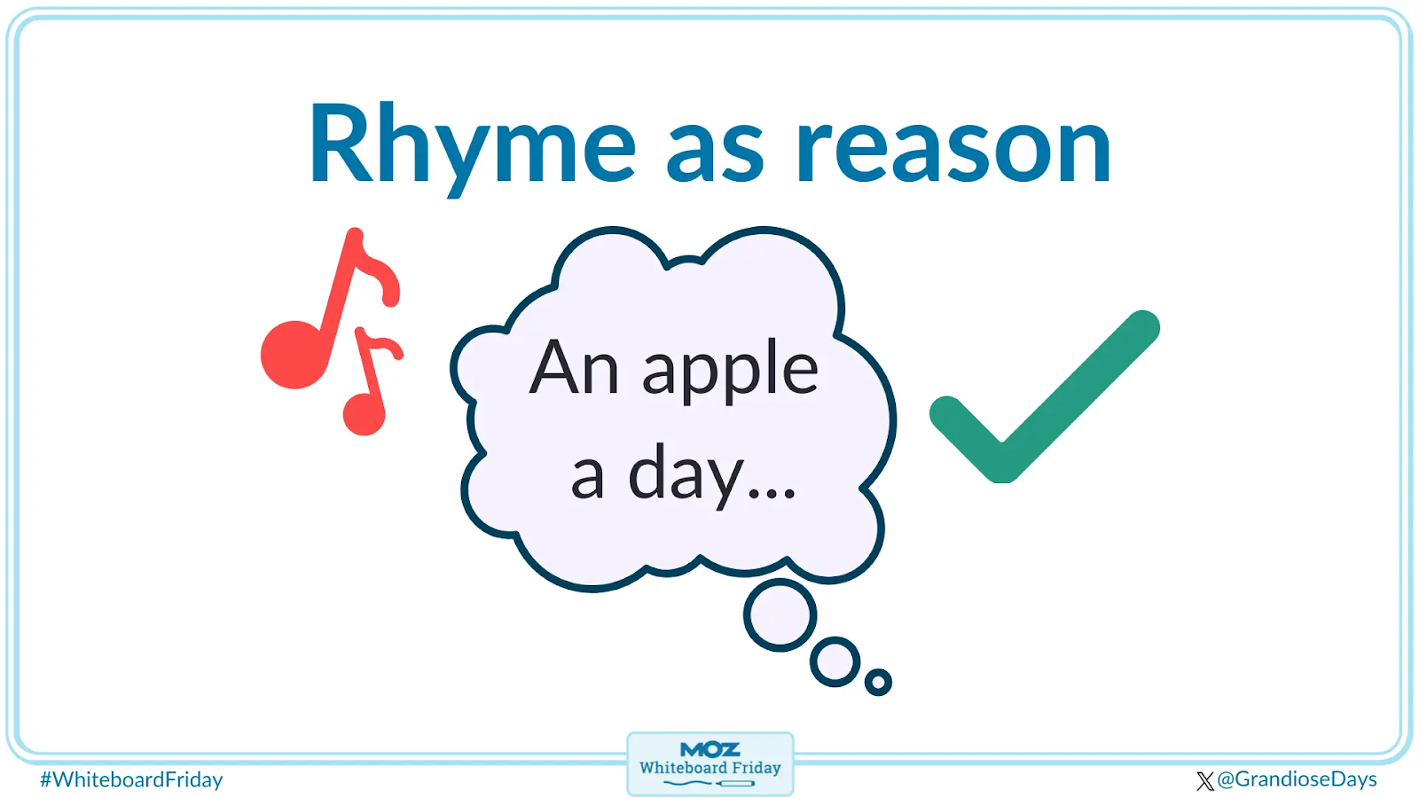 Рифма как причина Рифма как причина