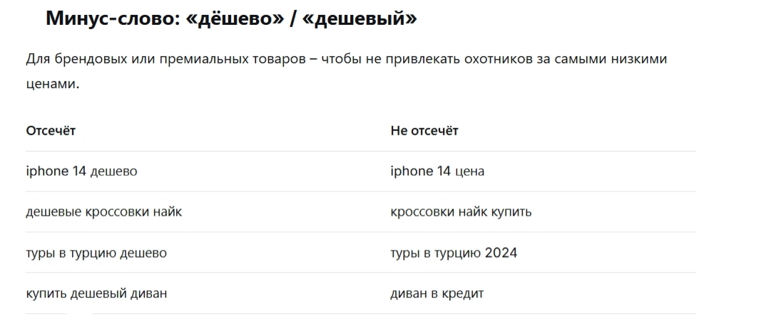 Минус-слово Минус-слово