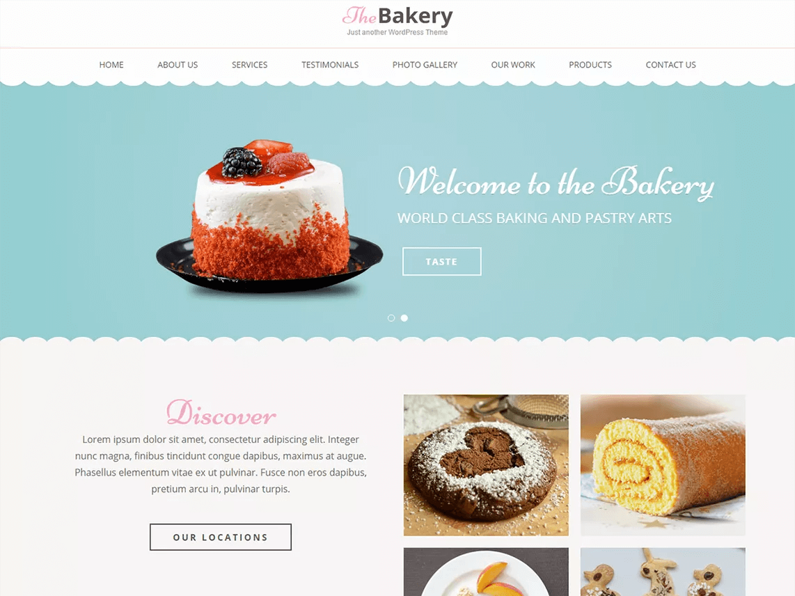 Как сделать сайт для пекарни на WordPress