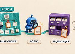 Страница есть в sitemap, но не находится в поиске: как разделить обнаружение, обход и индексацию