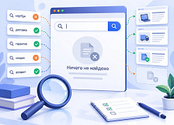 Поиск по сайту ничего не находит: как проверить его на небольшой учебной выборке